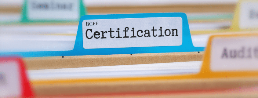 how to get RCFE certification in California
